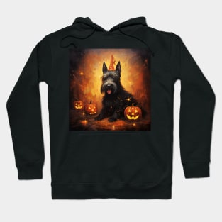 Black Scottish Terrier Halloween Hoodie